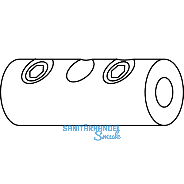 Stangenkupplung OL 90 N, Stahl verzinkt