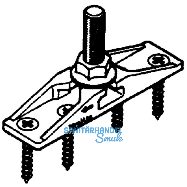 Zweiwegaufhngung HAWA-Junior 40/Z m. Tragschraube M 8