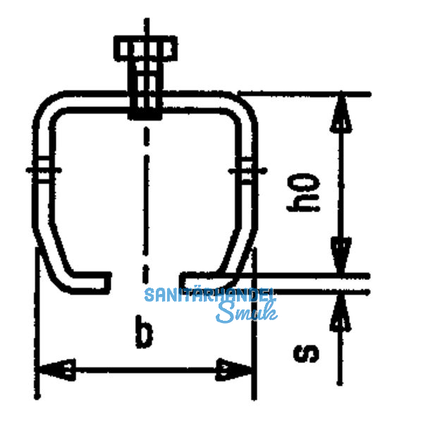 bersteckmuffe f. bauseitige Schweikonstruktion HELM 1104, M6 x 10, Stahl blank