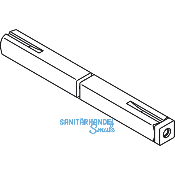 HEWI Drckerstift geteilt 72.3 R - VK 9 mm, 9,1-19 x 19,1-29 mm, Stahl verzinkt