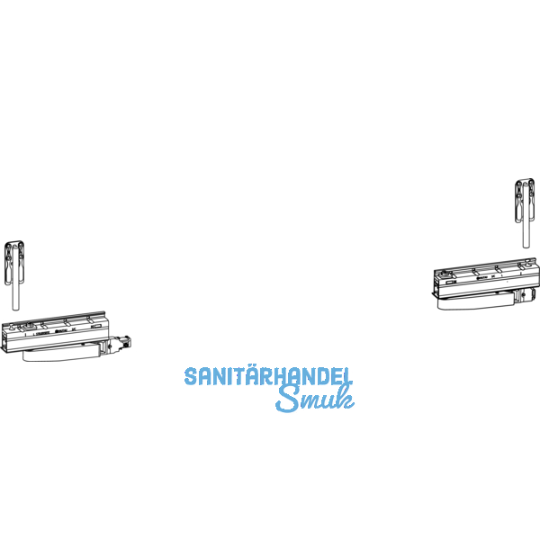 HAUTAU ATRIUM HKS 160 S Grundkarton, ohne Zentralverschluss, links, 160 kg