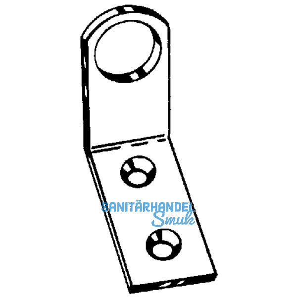 Stangenfhrung HAUTAU FL 190 Nr.2 f. Gelenkbertragung,Stahl verzinkt (OL 35921)