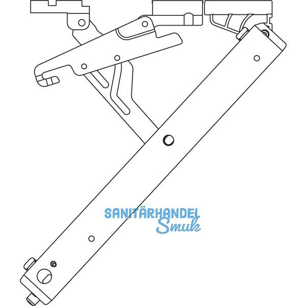 ffnerscheren FL190 mit Flgelbock 25 mm, Aluminium silber eloxiert