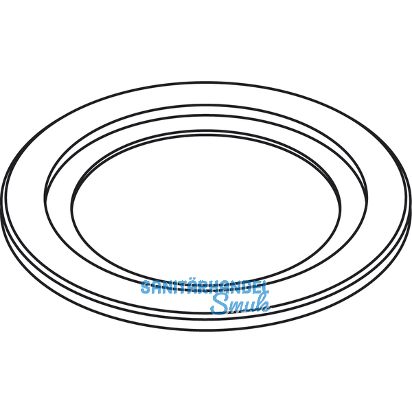 Rosette zu Bodenhlse HAWA, Messing verchromt