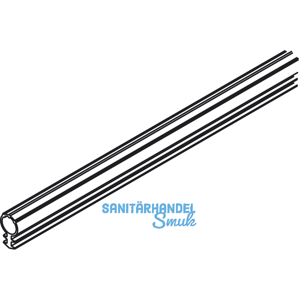 Hohlkammerdichtung HAWA- Variofold/Centerfold 80/H, 10 Meter, Gummi schwarz