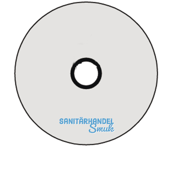 KWS Sttzrosette f. Holz/Glastren -  35mm, Strke 8mm, Edst.