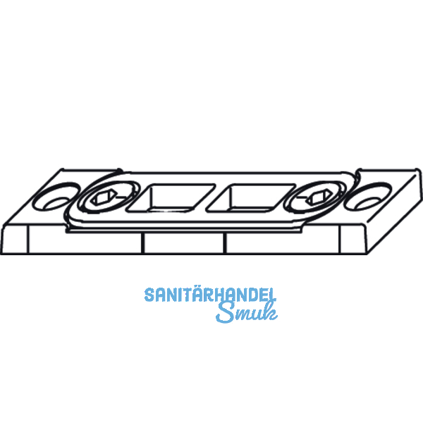 Riegelschlieteil Multi-Trend, Falz. 11/7/8mm, verzinkt silberfrbig (23886)