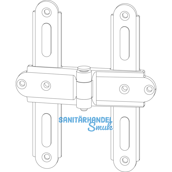Ladenmittelband Rustico fr Faltlden, 107 x 150 mm, schwarz (14312)