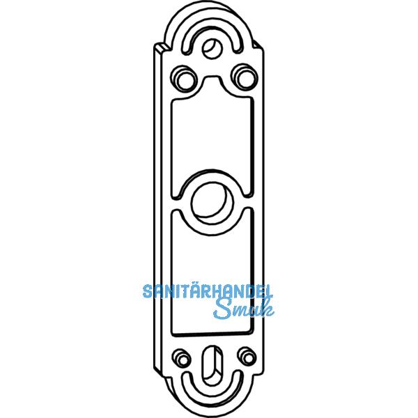 Unterlage MACO Rustico fr Ladenhalter f. Tren, Strke 5 mm, schwarz (42120)
