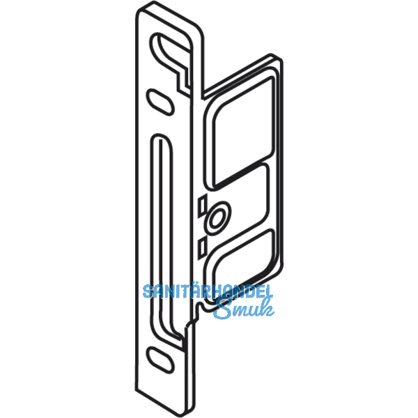 BLUM METABOX CLIP Frontbefestigung, Zarge M,K,H, EXPANDO, rechts, Stahl vern.