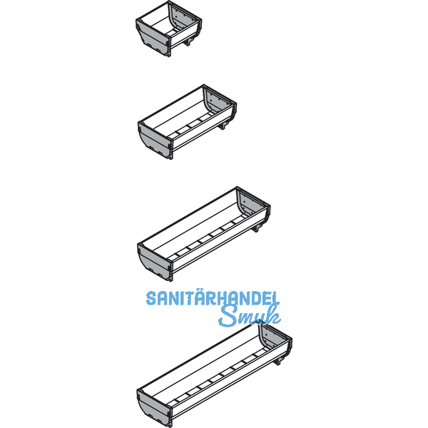 BLUM ORGA-LINE Schalen, 88 x 88 x 60 mm
