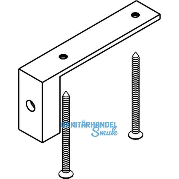 EKU DIVIDO 100 Adapter fr Holztren-Bodenfhrung, Kunststoff anthrazit
