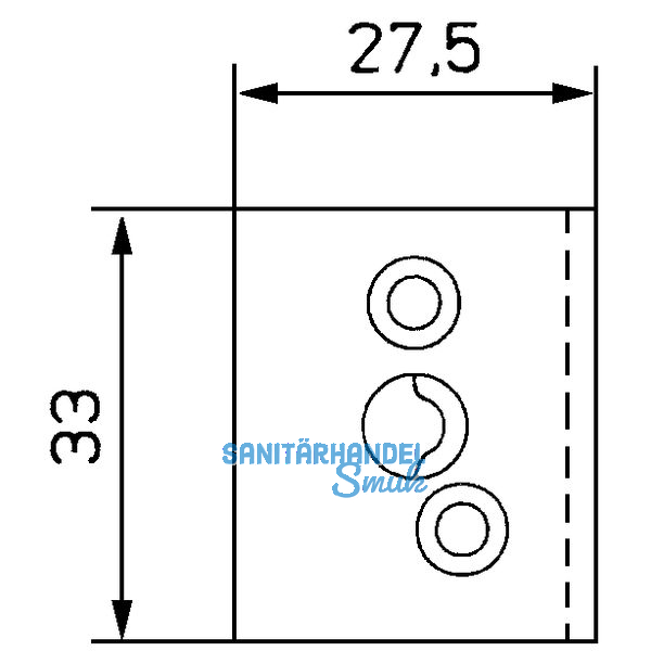 Sprossenkupplung z. Aufschrauben f. Sprossenkreuz,Kunststoff dunkelbraun (10992)