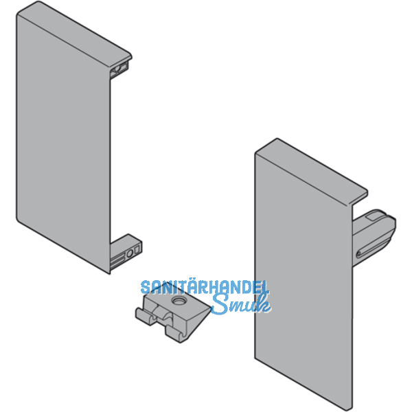 BLUM ANTARO Tandembox Fronthalter ZIF.71K0, KS grau