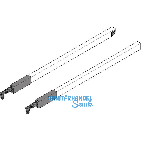 BLUM ANTARO Tandembox Lngsreling Set, NL 500, Seidenwei