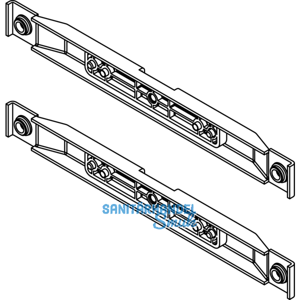 VAUTH-SAGEL HSA Frontbefestigung, KB 400 mm, Stahl verzinkt