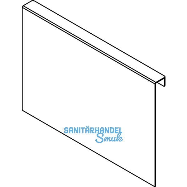 BLUM AMBIA-LINE Adapterprofil Hhe F, B218mm, Stahl Oriongrau