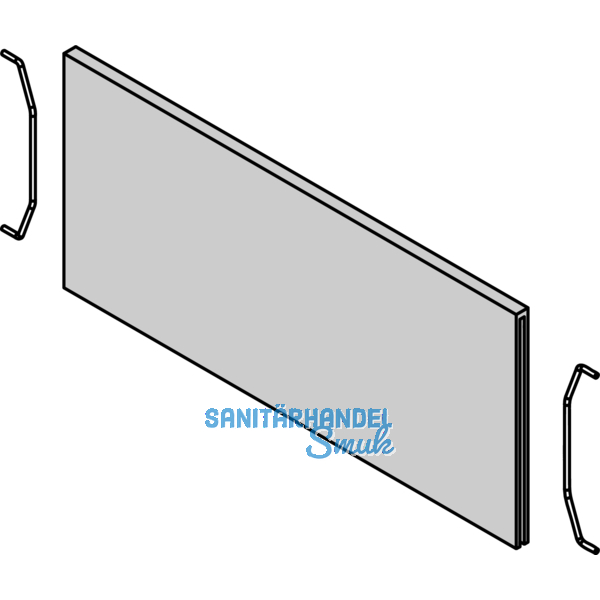 BLUM AMBIA-LINE Querteiler Frontauszugsrahmen, B218mm, Tennessee Nuss