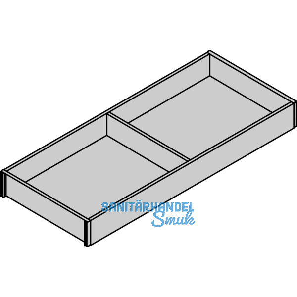 BLUM AMBIA-LINE Schubkastenrahmen breit, NL450mm, B200mm, Nebraska Eiche