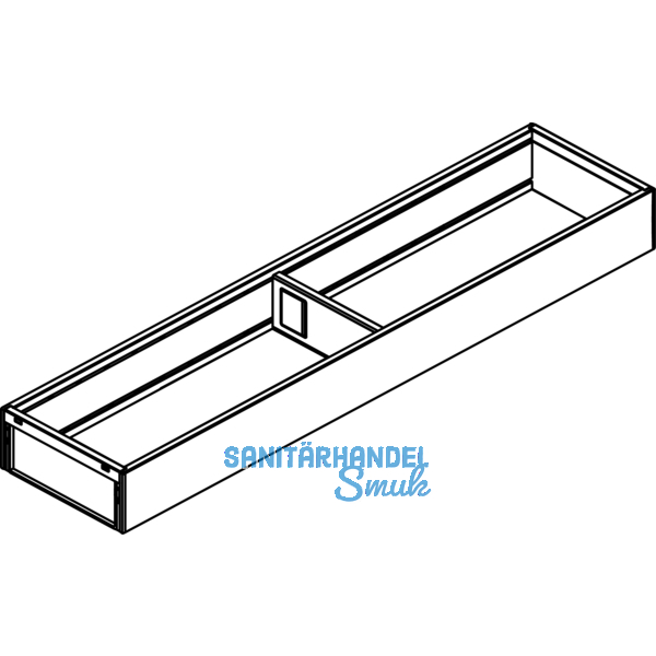 BLUM AMBIA-LINE Schubkastenrahmen schmal, NL450mm, B100mm, Stahl Oriongrau