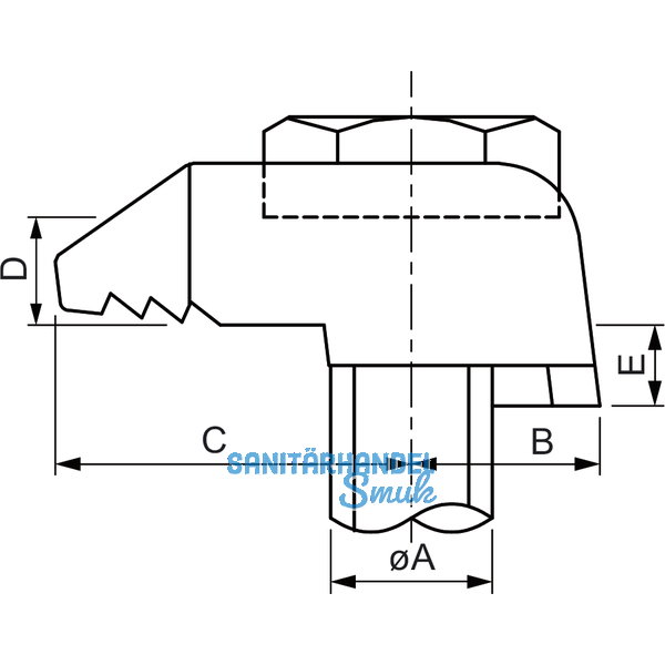 BEAM CLAMP BA2G16 Stahltrgerklemme M16 Sphaeroguss feuerverzinkt mit Zulassung