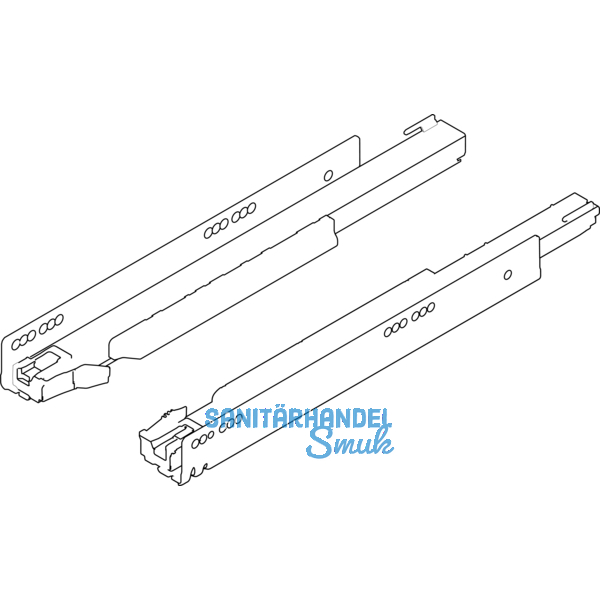 BLUM LEGRABOX Korpusschiene TIP-ON, NL 400, 40 kg