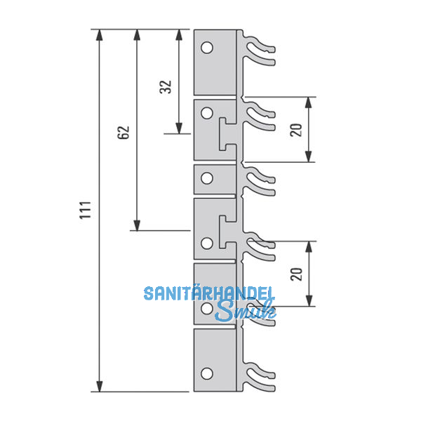 Design Klemmaufnahme Aluprofil - Korpusanwendung