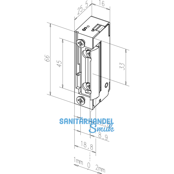 Trffner 118E340 mit verstrkter Fallenfeder ohne Arretierung