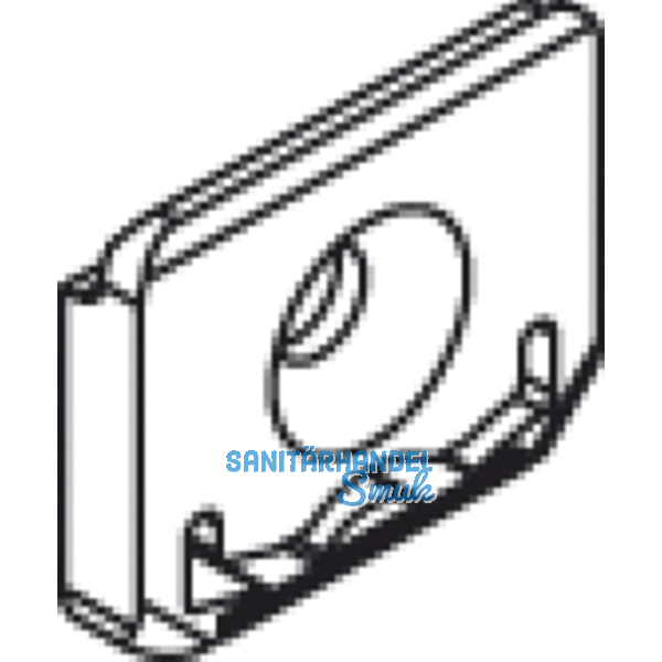 EKU-FORTE Befestigungsclip, KS grau