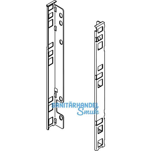 BLUM LEGRABOX Holzrckwandhalter H F, Seidenwei-matt