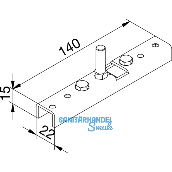 Tragprofil fr minimale Einbauhhe Alu