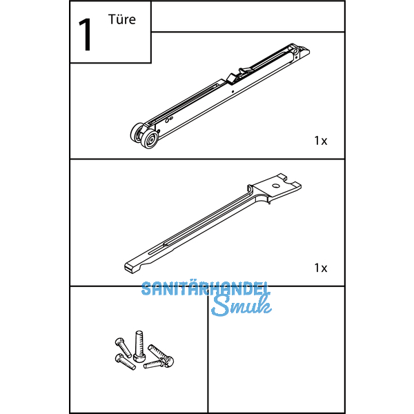 Dmpfung EKU DIVIDO 100, Kunststoff grau