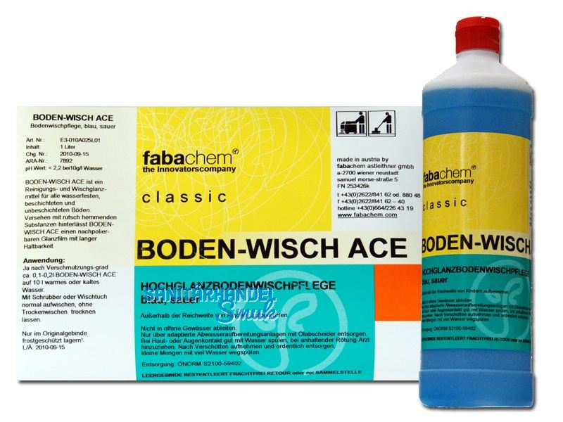 BODEN Wischglanz blau (fabachem)