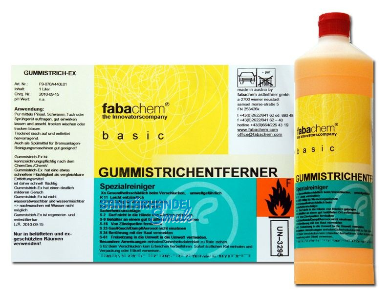 GUMMISTRICHENTFERNER (fabachem)