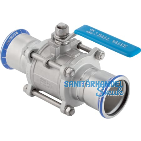 GE Mapress Edelstahl Kugelhahn