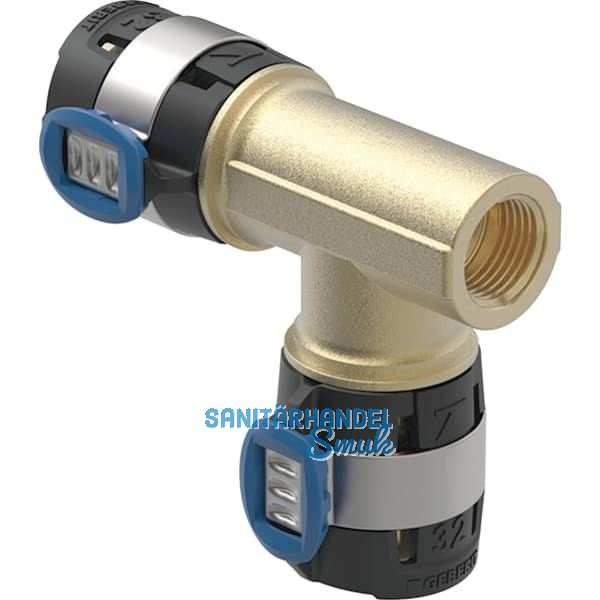 GE FlowFit T-Stck IG Rg+ d32-Rp1/2-32