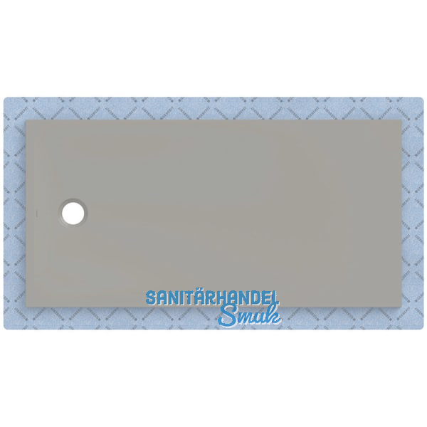 DUF CF30 integr. 160x80cm grau