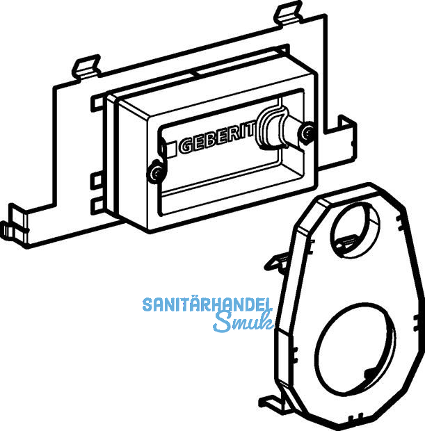 Geberit Duofix Brandverschluss-Set UP320