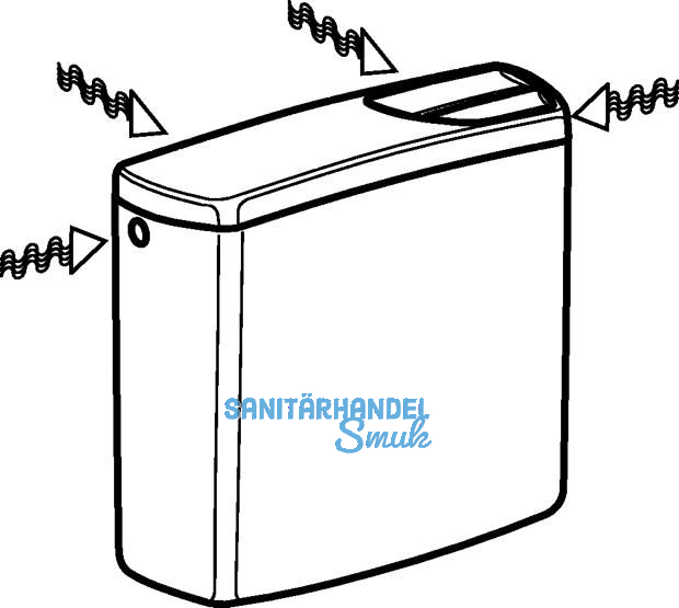 Geberit Splkasten AP140 m 3
