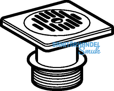 Geberit PE Ablaufgarnitur senkrecht