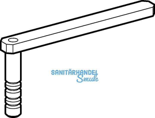 Geberit Absttzung schwenkbar 135/160