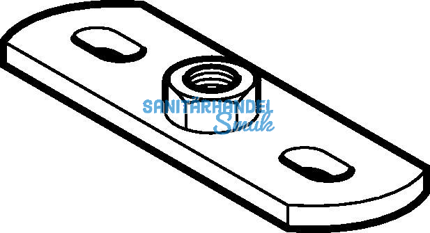 Geberit PE Befestigungsplatte fr Wand-