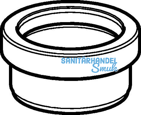 Geberit PE Steckmuffe d56/45 kurze Ausf.