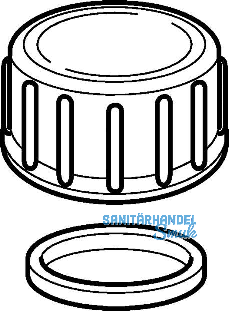 Geberit PE Verschlusskappe d 63mm