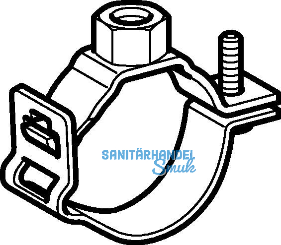 Geberit PE Rohrschelle d 63mm