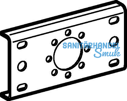 Geberit Mepla Montageplatte fr