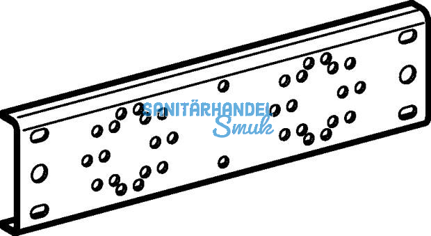 Geberit Mepla Montageplatte fr zwei