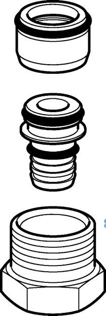Geberit Mepla Direktverschraubung fr