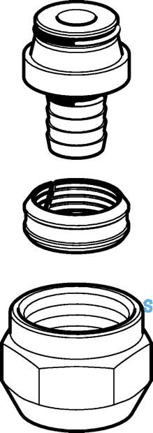 Geberit PushFit Anschl. Verschraubung