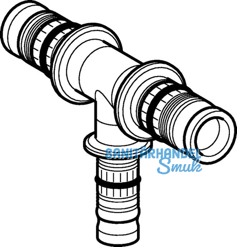 Geberit Mepla T-Stck reduziert